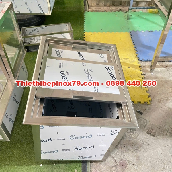 THÙNG ĐÁ INOX 304 ÂM BÀN GIÁ RẺ 