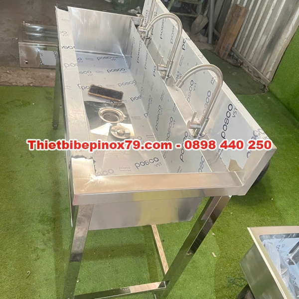 CHẬU RỬA TAY INOX TRƯỜNG HỌC