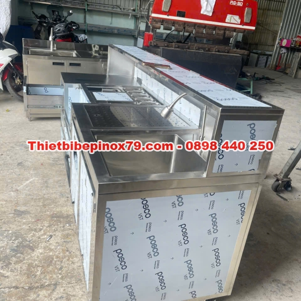 QUẦY PHA CHẾ INOX 304 ĐẦY ĐỦ CHỨC NĂNG SỬ DỤNG 