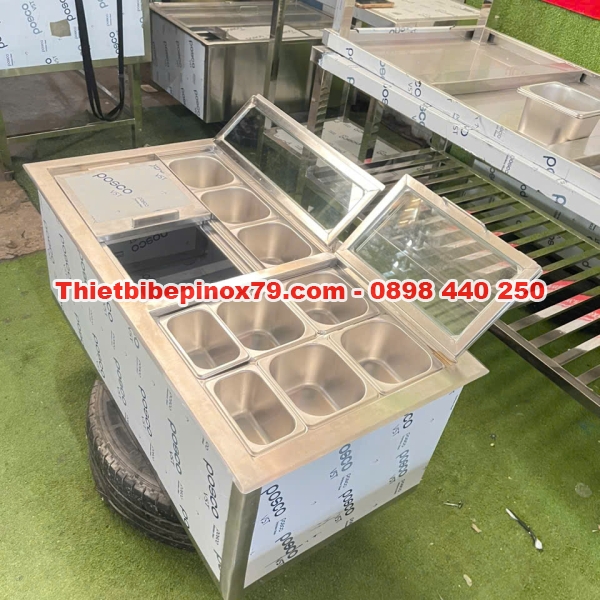 THÙNG ĐÁ INOX 304 SỬ DỤNG BỀN HƠN THÙNG NHỰA