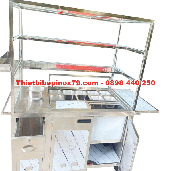 XE TRÀ SỮA INOX SẢN XUẤT TẠI XƯỞNG INOX KỲ DƯƠNG GIÁ RẺ