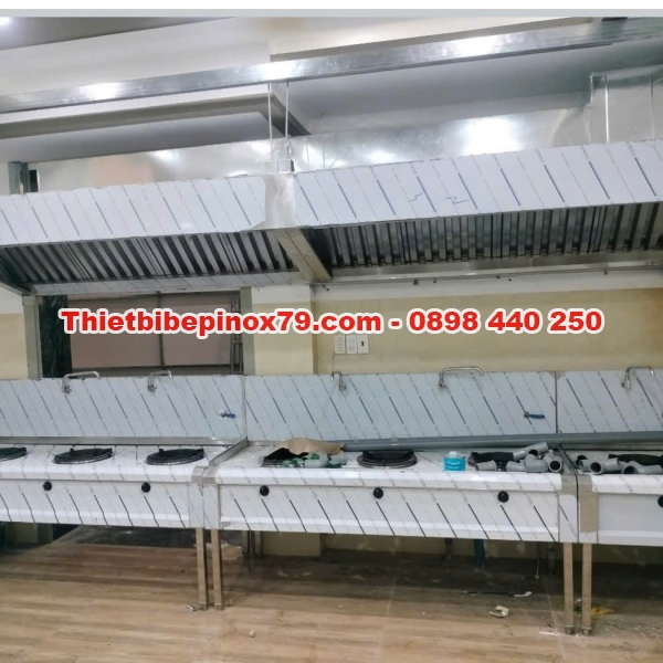 SẢN XUẤT HỆ BẾP CÔNG NGHIỆP INOX GIÁ TẠI XƯỞNG 