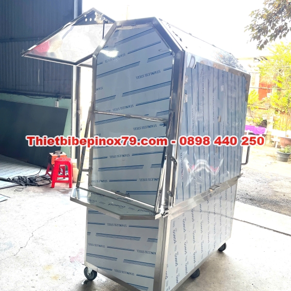 Xe cà phê cánh chim inox 304 giá rẻ tại xưởng