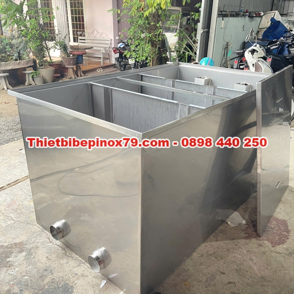 Bẫy mỡ tổng inox 304 dùng trong tòa nhà