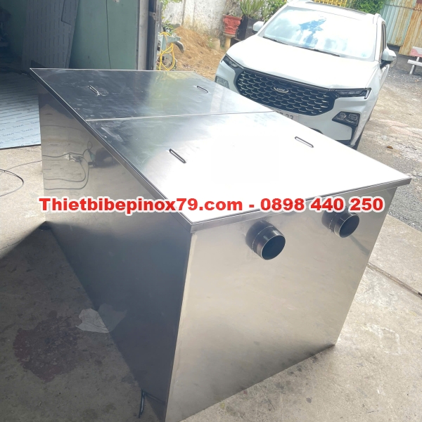 Bẫy mỡ tổng inox 304 dùng trong tòa nhà