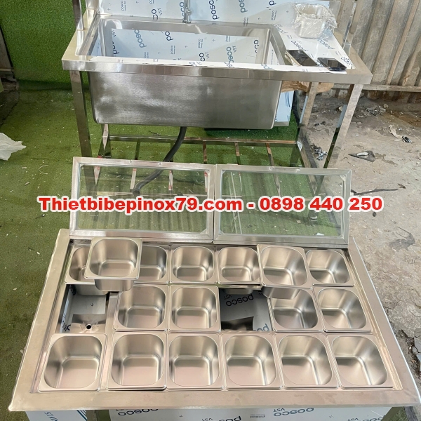 THÙNG ĐÁ INOX 304 CAO CẤP – GIẢI PHÁP GIỮ NHIỆT HOÀN HẢO CHO QUẦY BAR