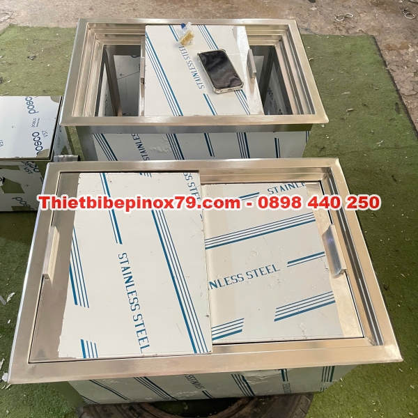 THÙNG ĐÁ INOX 304 ÂM BÀN CAO CẤP – GIỮ LẠNH HIỆU QUẢ, BỀN BỈ THEO THỜI GIAN