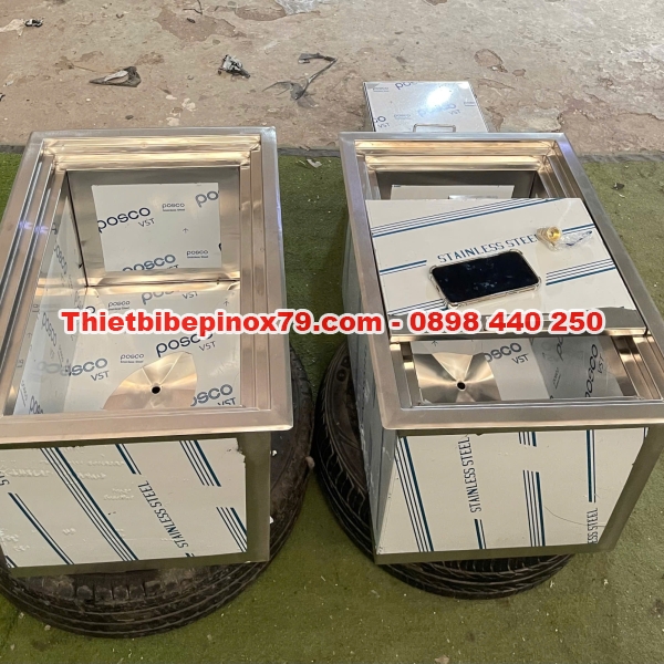 THÙNG ĐÁ INOX 304 ÂM BÀN CAO CẤP – GIỮ LẠNH HIỆU QUẢ, BỀN BỈ THEO THỜI GIAN