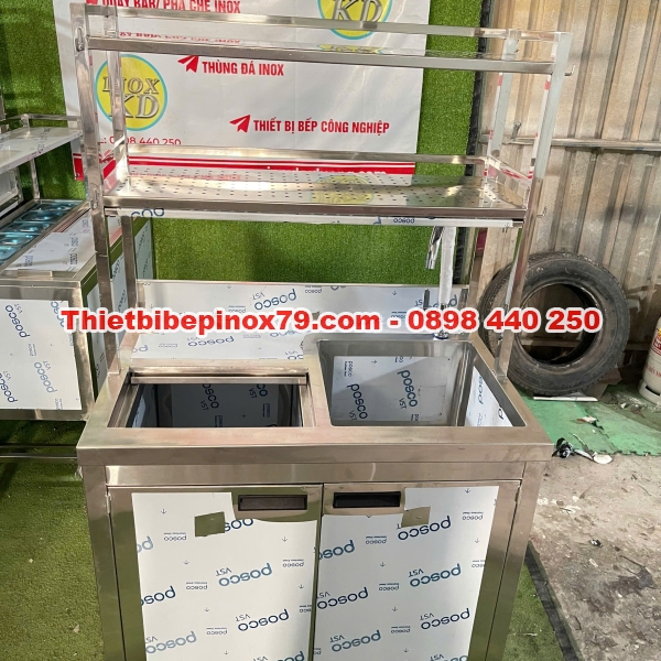 QUẦY PHA CHẾ INOX 304 ĐA NĂNG CAO CẤP – GIẢI PHÁP TỐI ƯU CHO KHÔNG GIAN KINH DOANH