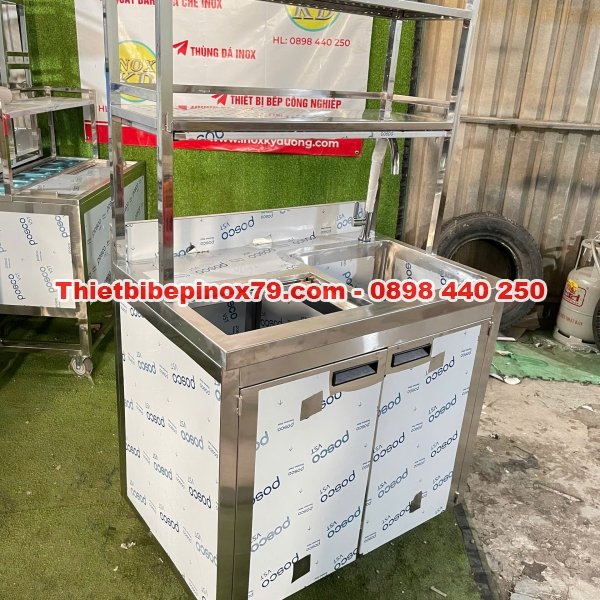 QUẦY PHA CHẾ INOX 304 ĐA NĂNG CAO CẤP – GIẢI PHÁP TỐI ƯU CHO KHÔNG GIAN KINH DOANH