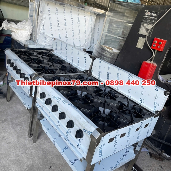 BẾP ÂU INOX 304 CÔNG NGHIỆP NHIỀU HỌNG GIA CÔNG TẠI XƯỞNG – GIẢI PHÁP NẤU NƯỚNG CHUYÊN NGHIỆP CHO NHÀ HÀNG