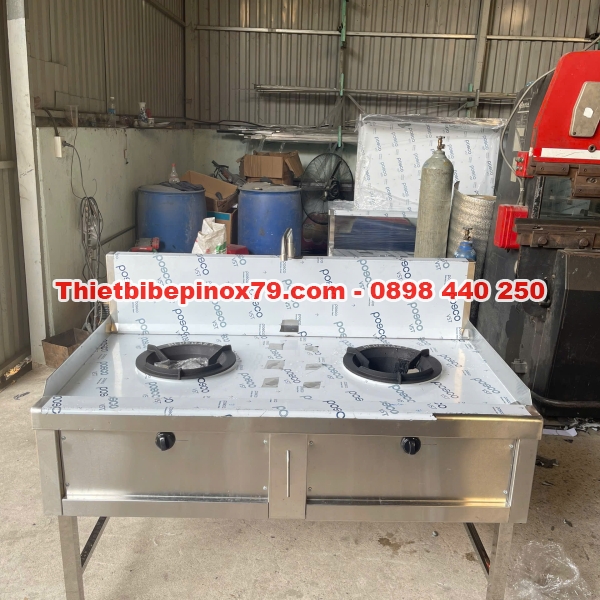 BẾP Á INOX 304 2 HỌNG CAO CẤP – GIẢI PHÁP NẤU NƯỚNG CHUYÊN NGHIỆP CHO QUÁN ĂN, NHÀ HÀNG