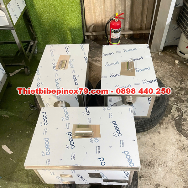 BẪY MỠ INOX 304 CAO CẤP GIẢI PHÁP TÁCH DẦU MỠ HIỆU QUẢ CHO NHÀ HÀNG, QUÁN ĂN, BẾP CÔNG NGHIỆP
